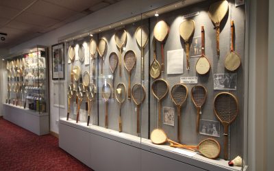 New Display Cases at the National Badminton Museum