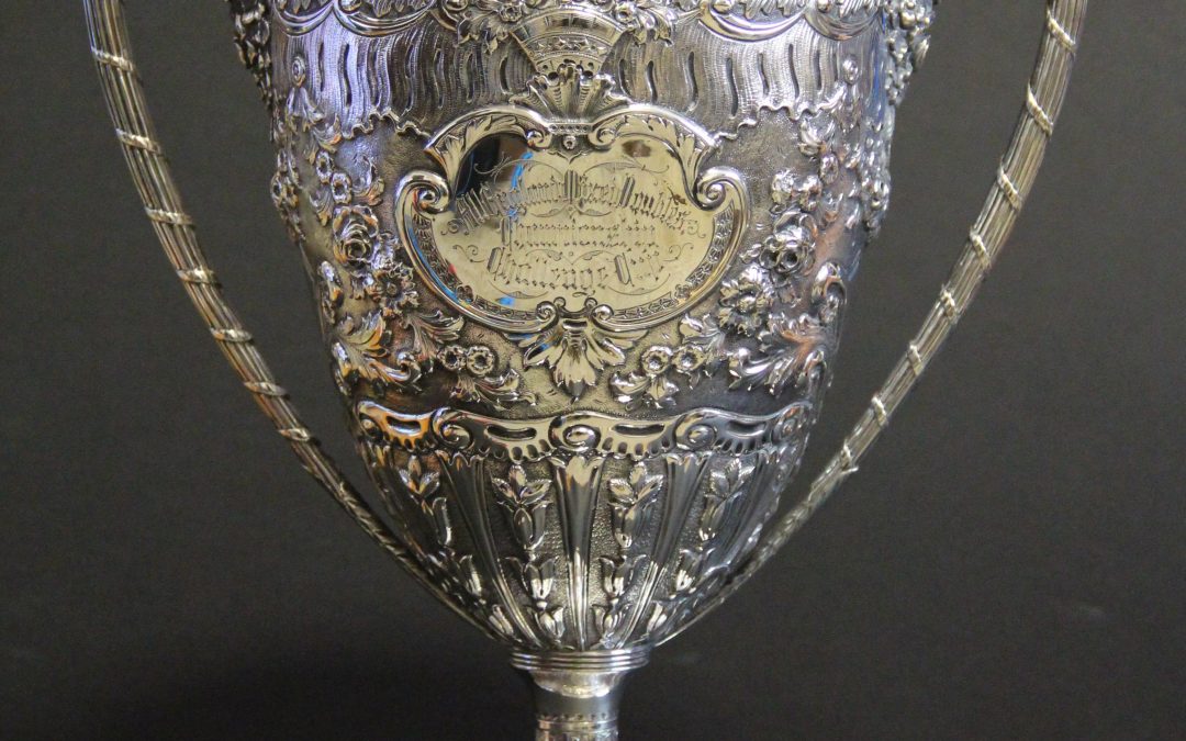 The First All-England Mixed Doubles Trophy from 1899.